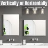 Right Angle Aluminum Mirror Silver - 4 of 4