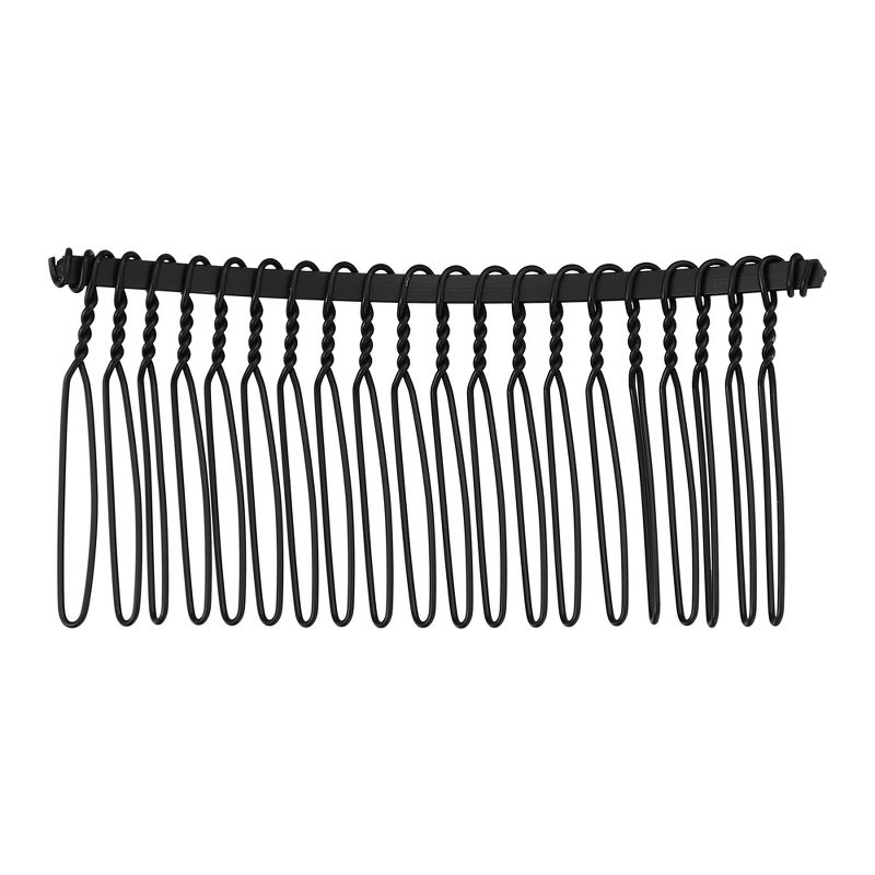 Unique Bargains No Slip Classic Hair Side Combs Accessories Metal 4 Pcs, 5 of 7