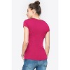 Clearlove Womens Maternity Shirts Short Sleeve Top Wrap V Neck Blouse Cross Over Fitted Nursing Tank Tops Summer Breastfeeding Tee 2025 - 4 of 4