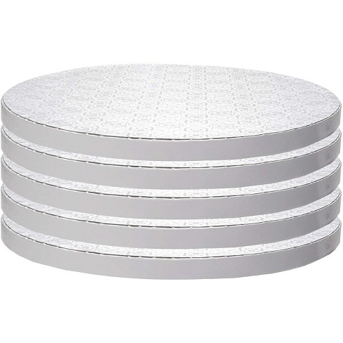 White Cake Boards Round | 48 Pack – 12 Inch | Cardboard Cake Rounds Circles  | Disposable Cake Platter Board Base Tray | Cake Decorating Supplies 