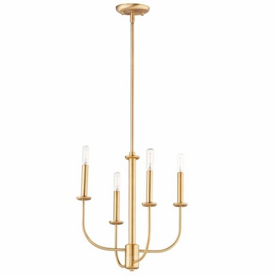 Maxim Lighting Wesley 4 - Light Chandelier in  Satin Brass