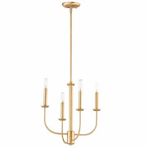 Maxim Lighting Wesley 4 - Light Chandelier in  Satin Brass - 1 of 4