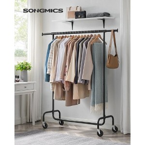 SONGMICS 286.6lb Clothes Garment Rack Heavy Duty Clothing Rack on Wheels Rolling Clothes Rack - 1 of 4