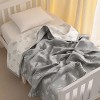 3 Layer Muslin Cotton Toddler Blanket, Super Soft and Warm Crib Blanket - NTBAY - 3 of 4