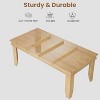 GAOMON Farmhouse Dining Table for 6-8 People, 70.87" Long Wooden Kitchen Table with Sturdy Frame & Rustic Wooden Finish - 4 of 4
