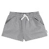 Gerber Baby & Toddler Girls' Knit Shorts,  Grey/Pink/Black, 4T, 3-Pack - image 4 of 4