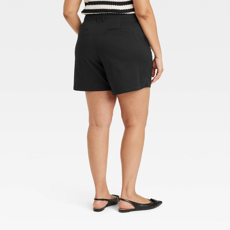 Women's High-Rise Tailored Everyday Shorts - A New Day™, 3 of 5