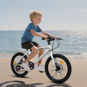 Kids Bike for 6-12 Years Old, 20 Inch Children's Bicycle for Boys Girls, 7-Speed Steel Frame, , Dual Disc Brakes, 20x1.75 Inch Tires Road Bike - 1 of 4