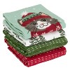 John Ritzenthaler Co. 100% Cotton Kitchen Towels Cozy Kitty Absorbent Dish Towels for Drying & Cleaning Soft & Durable (Set of 4) - 2 of 4