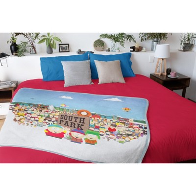South Park Community Group Shot Fleece Throw Blanket 46" x 60"
