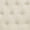 55 Downing Street Tivoli Ivory Linen Tufted Armchair - 3 of 4