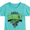 Girls' - Marvel - Hulk Bruce Banner Fitted Short Sleeve Graphic T-Shirt - 2 of 4