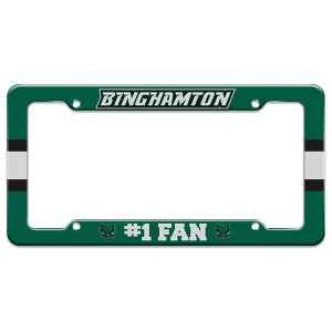 Binghamton University #1 Fan License Plate Tag Frame - 1 of 4