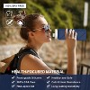 Link Collapsible 20oz Water Bottle Silicone Lightweight Foldable Portable Water Bottle Reusable Leakproof for Travel Camping Hiking Cycling & More - 2 of 4