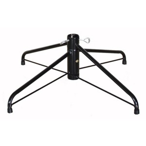 Stationary Slim Metal Artificial Christmas Tree Stand Black - Puleo - 1 of 1