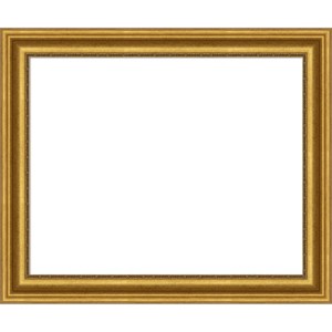 Amanti Art Parlor Gold Framed Magnetic Dry Erase Board - 1 of 4