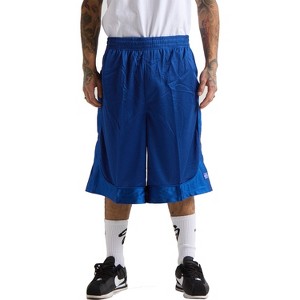 Shaka Wear Men's Basketball Shorts, Mesh Workout Gym Running with Pockets - 1 of 4