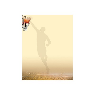 Great Papers! Nothing But Net Basketball Letterhead Multicolor 80/Pack (2019061)