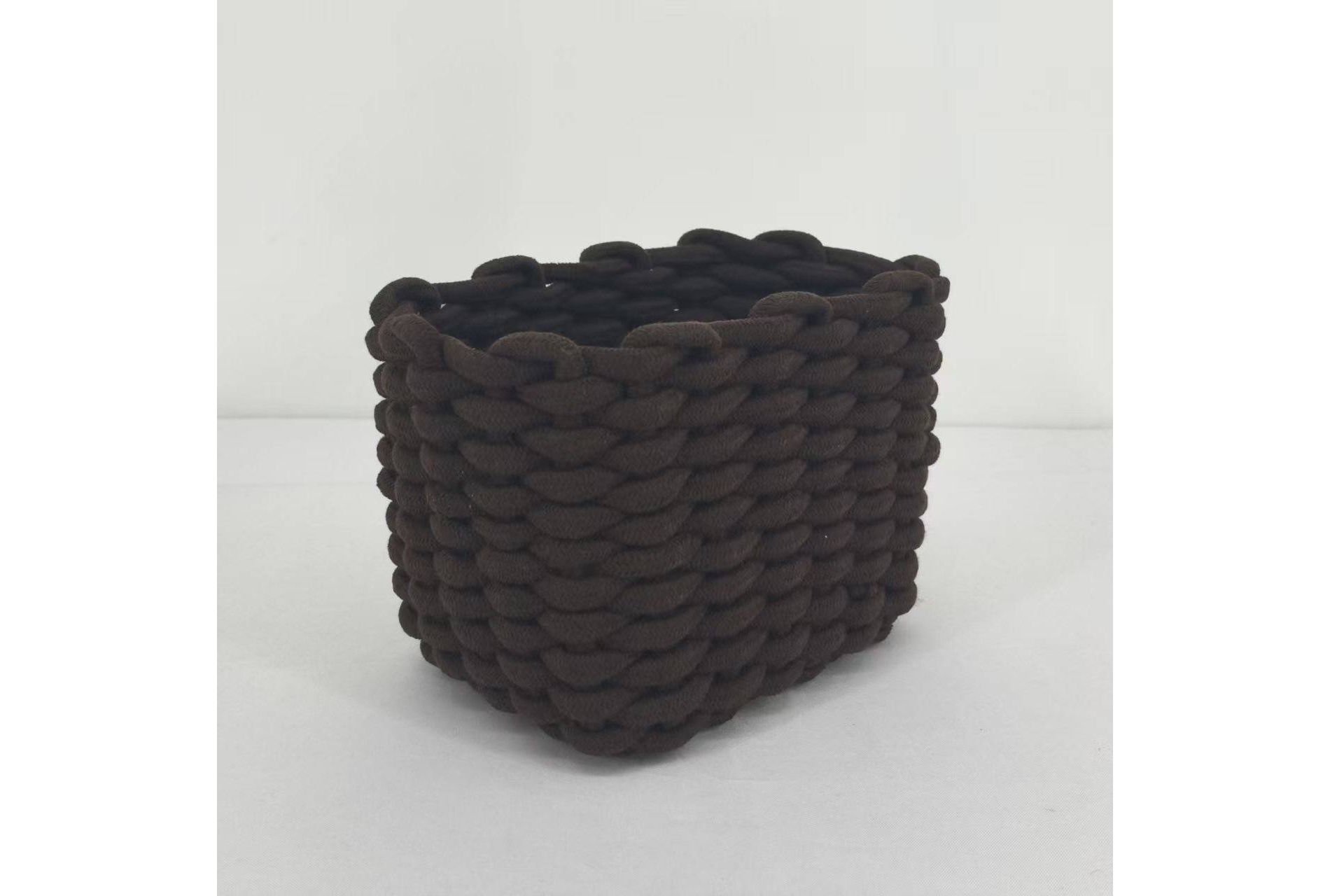 the nook Rope Decorative Storage Basket Seek Brown
