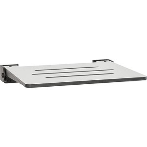 Seachrome 18 inch Silhouette SlimLine Folding Wall Mount Shower Bench Seat - 1 of 1