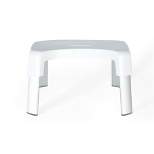 Smart 4 Multi-Purpose Bathroom Stool with Rust Proof Aluminum Legs White - Better Living Products