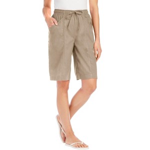 Woman Within Boardwalk Front Seam Short - 1 of 2