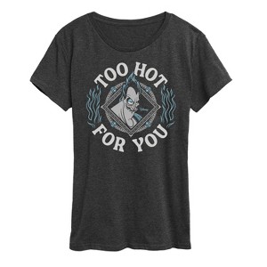 Women's - Disney Villains - Hades Too Hot For You Short Sleeve Graphic T-Shirt - 1 of 4