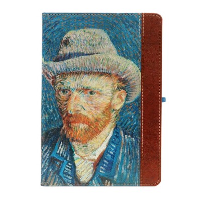 Van Gogh Self-Portrait with Grey Felt Hat Journal - by  Insights (Hardcover)