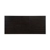 104" Maisha Dining Table Rustic Walnut Finish - Acme Furniture: Double Pedestal, Seats 8, Veneer Surface - 2 of 4