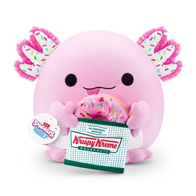 Snackles 14" Plush Axolotl and Krispy Kreme