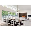 Amon Collection Oblate Glass Pendant Light - Vintage Inspired, Dimmable, 1 Bulb, 100W - 2 of 4