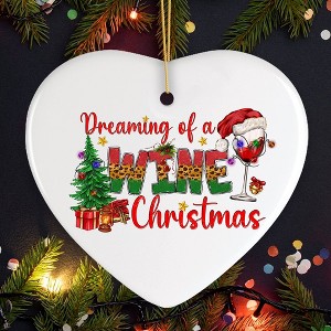 Joyfully Elegant Dreaming of a Relaxing Christmas Ornament| OrnamentallyYou - 1 of 4