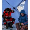 Pop Up Ice Fishing Tent Insulated Ice Fishing Shelter Portable Hub-Style Shelter Shanty Windproof and Warm - 2 of 4