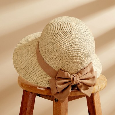 thumbnail interactive-video image 1 of 6 Pack Women's Ponytail Sun Hats - Wide Brim UPF 50+ Packable Beach Hats For Fishing & Hiking 1 of 10