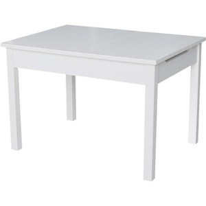 International Concepts Table With Lift Up Top For Storage, White - 1 of 4