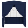 vidaXL Professional Party Tent with Side Walls 6.6'x6.6' Blue 0.3 oz/ftÂ² - 2 of 4