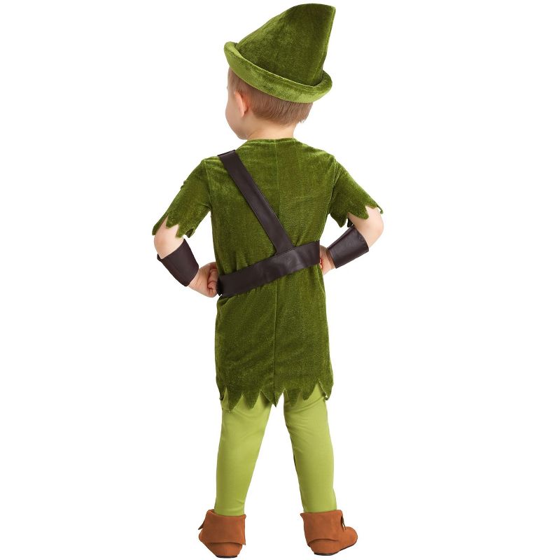 HalloweenCostumes.com Classic Peter Pan Costume for Toddlers., 2 of 3