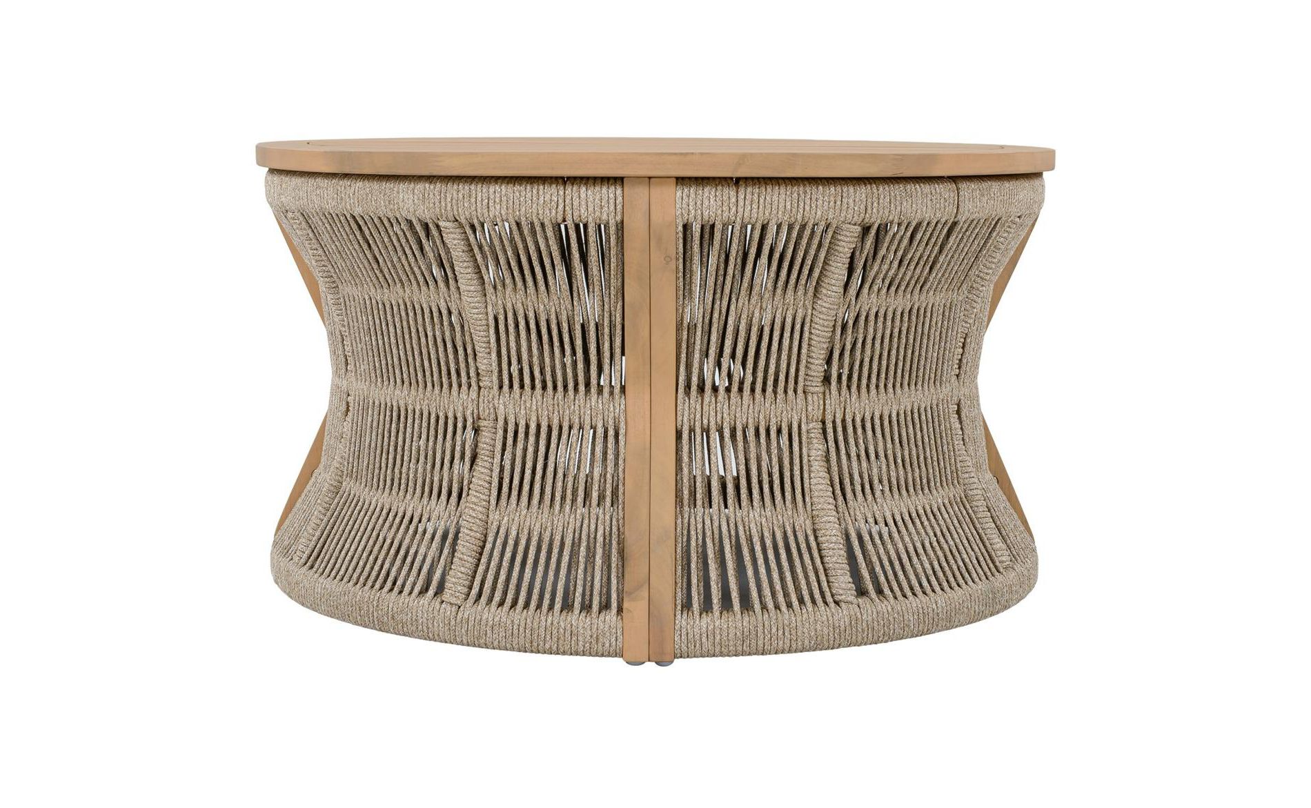 Bella Coffee Table - Indoor/Outdoor - PAT7112 - Oak/Taupe - Safavieh