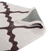 Modway Marja Moroccan Trellis 5x8 Area Rug - Brown and Gray,  100% Polyester Microfiber ,  Tight Low Pile Weave - 4 of 4