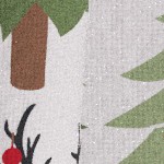 deer, trees, & snow