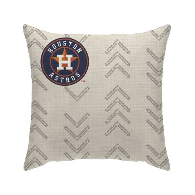 MLB Houston Astros Wordmark Decorative Throw Pillow