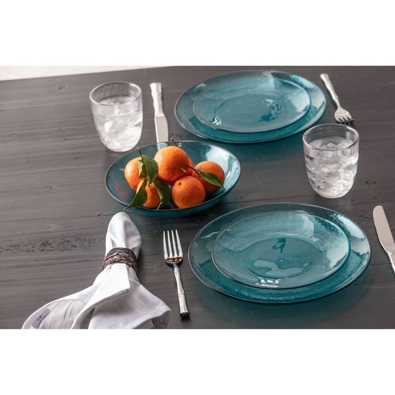 4pk 10.5&#34; Los Cabos Lagoon Dinner Plates Blue - Fortessa Tableware Solutions, 3 of 5