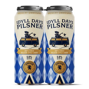 Ommegang Idyll Days Pils Beer -4pk/16 fl oz Cans - 1 of 3