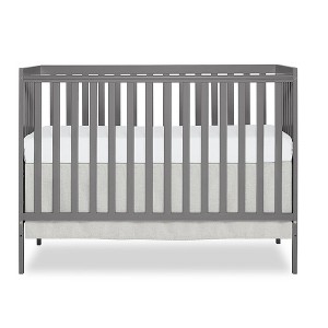 5-In-1 Convertible Crib With 3 Position Mattress Height Settings Converts From Crib To Toddler Bed Full Size Bed For Kids Teens Bedroom - 1 of 4