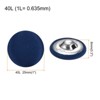 Unique Bargains Blouses Sweater Round Aluminum Cotton Fabric Cloth Covered Buttons 10 Pcs - 2 of 4