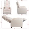 Yaheetech Adjustable Recliner Chair PU Leather Upholstered for Living Room - 3 of 4