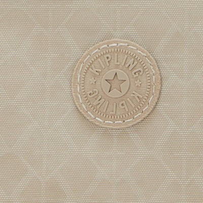 sign beige embossed