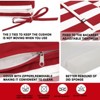 DOMETOUR 2PCS Set Outdoor Lounge Chair Cushion Replacement Patio Funiture Seat Cushion Chaise Lounge Cushion-Red/white - 4 of 4