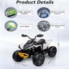 12V Ride On Toys with Paorental Remocte，Elecctric Toy Car Kids Ride On Car with Audio, Music Player, Led Lights Elecctric Car for Kids Ages 3-8 - 3 of 4