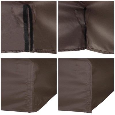Yescom 10'x10' Brown Polyester Gazebo Canopy Replacement Top